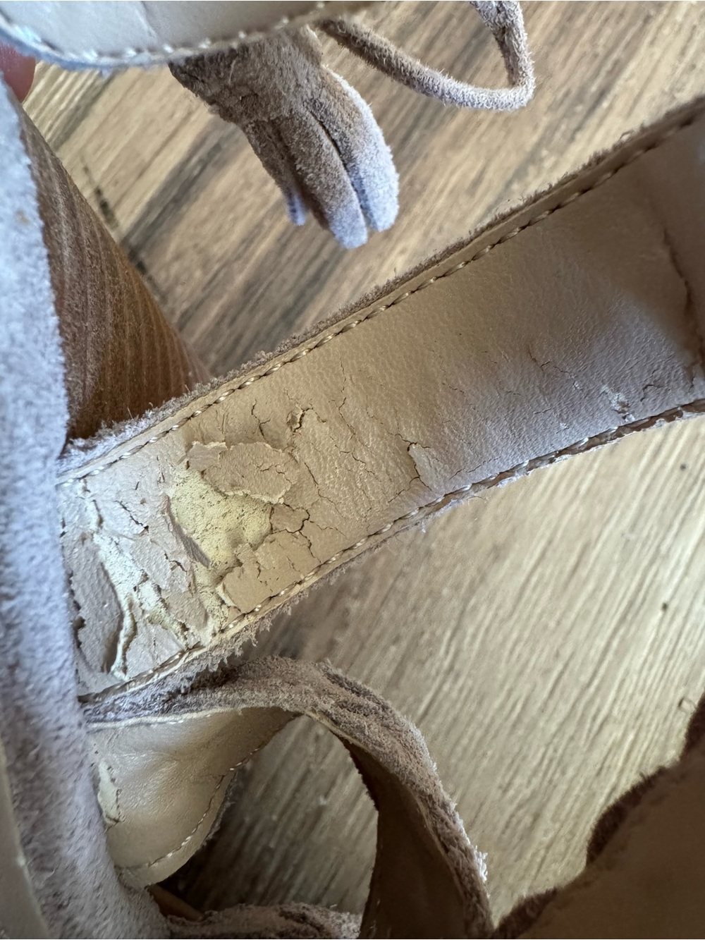 BCBGeneration Ledina Sandals, Braided Tie-Back Block Heel, Taupe - Picture 8 of 8